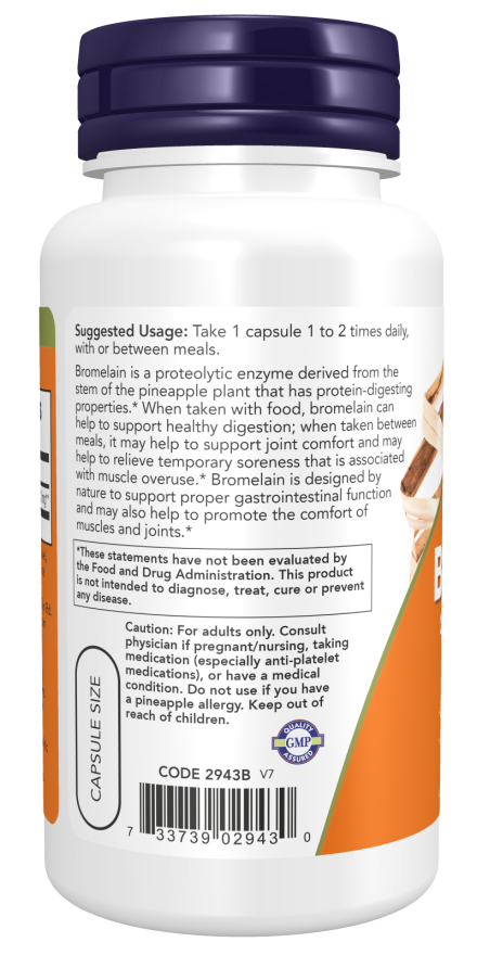 Bromelain 500 mg Veg Capsules