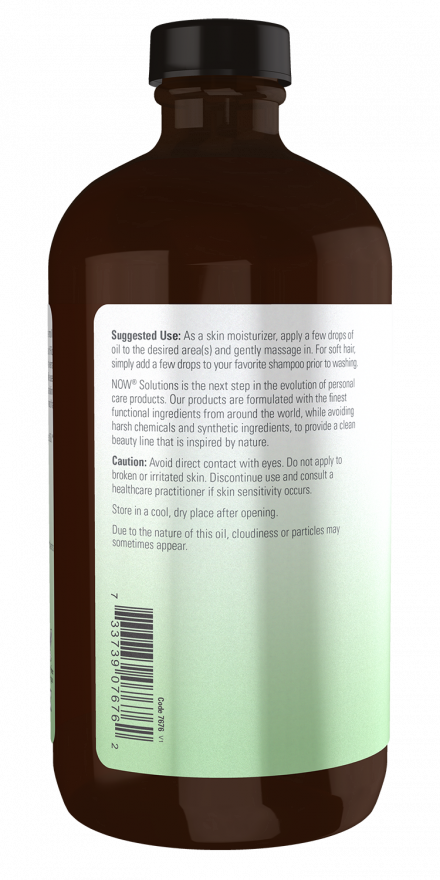 Castor Oil in Glass Bottle, Organic