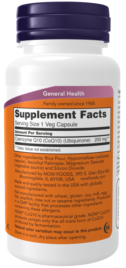 CoQ10 200 mg Veg Capsules