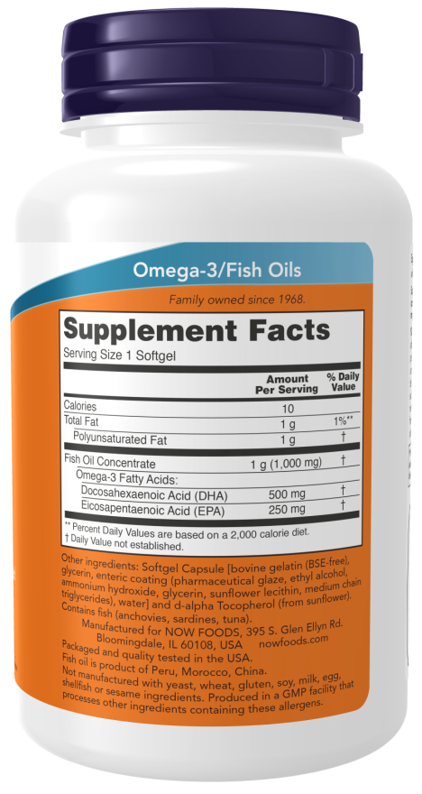 DHA-500 Fish Oil, Double Strength Softgels