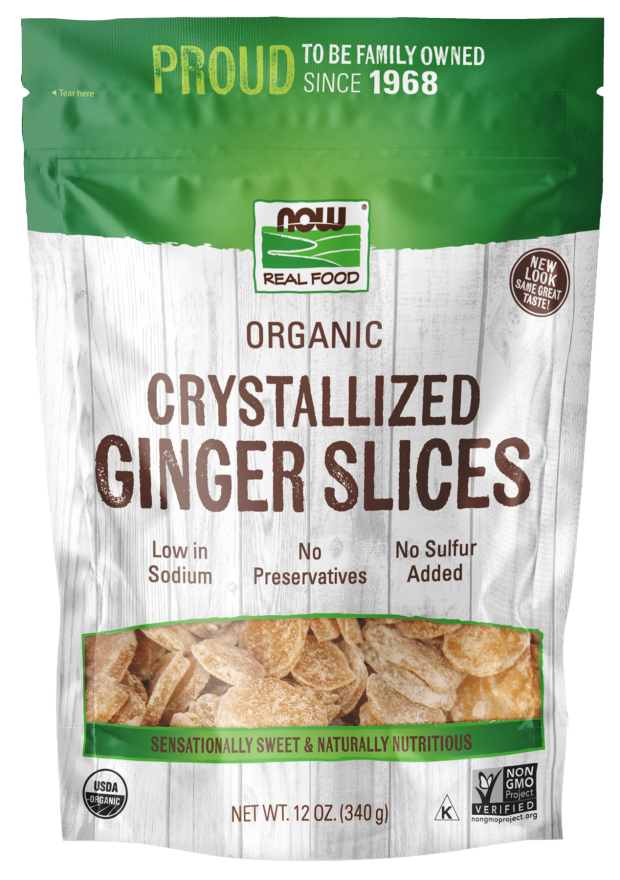 Ginger Slices, Crystallized & Organic