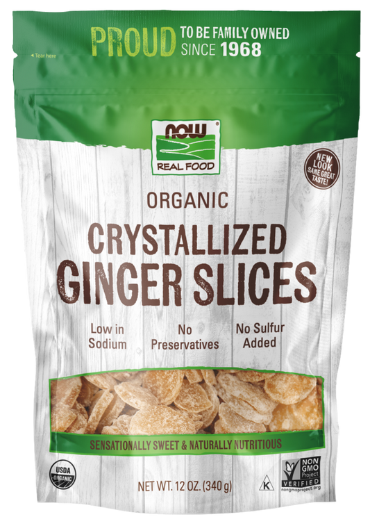 Ginger Slices, Crystallized & Organic