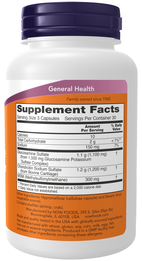 Glucosamine & Chondroitin with MSM Capsules