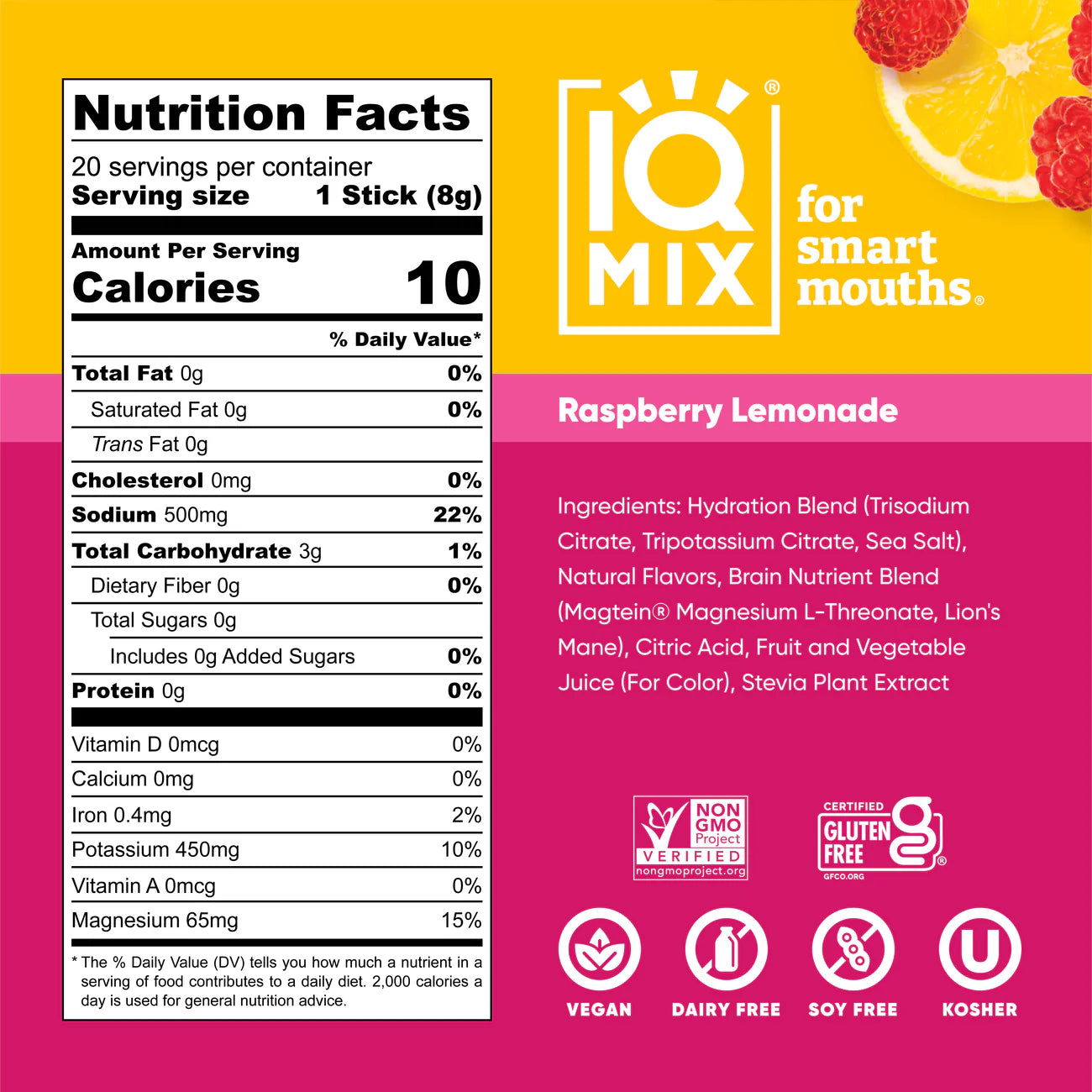IQ Mix Raspberry Lemonade (20)