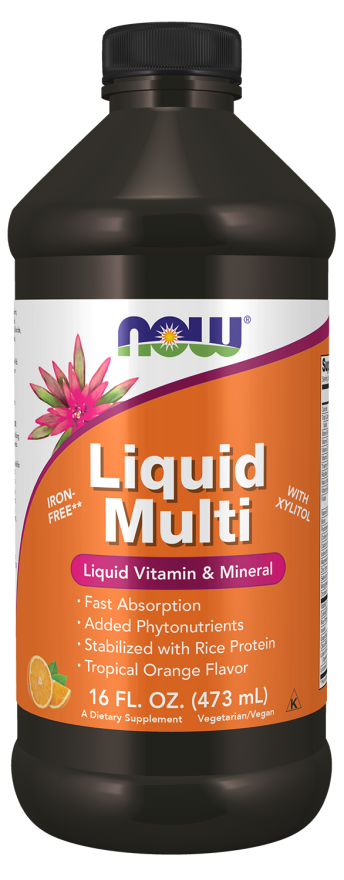 Liquid Multi, Tropical Orange Flavor