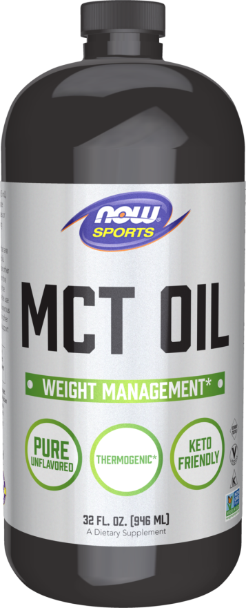 MCT Oil Liquid in Plastic Bottle