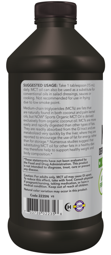 MCT Oil, Organic