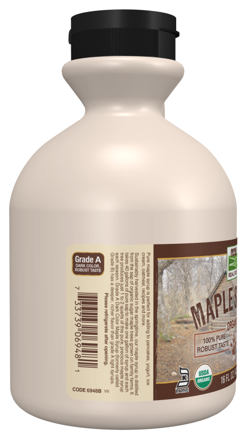 Maple Syrup, Organic Grade A Dark Color