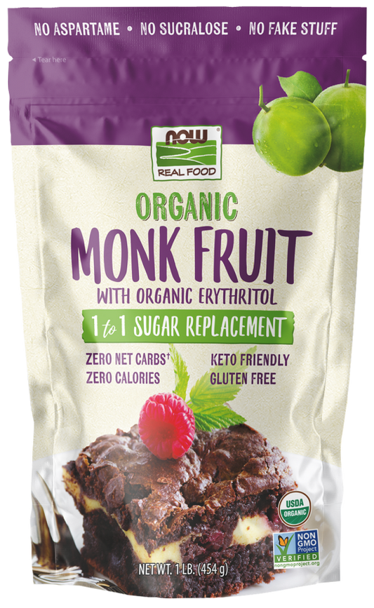 Monk Fruit with Erythritol, Organic Powder
