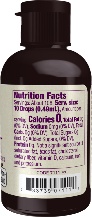 Monk Fruit Vanilla Liquid, Organic