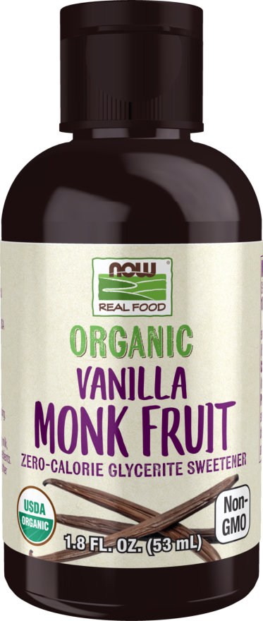 Monk Fruit Vanilla Liquid, Organic