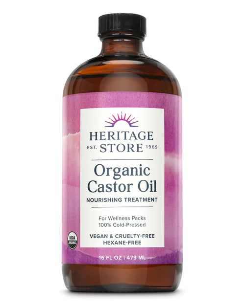 Castor Oil Glass 16 oz