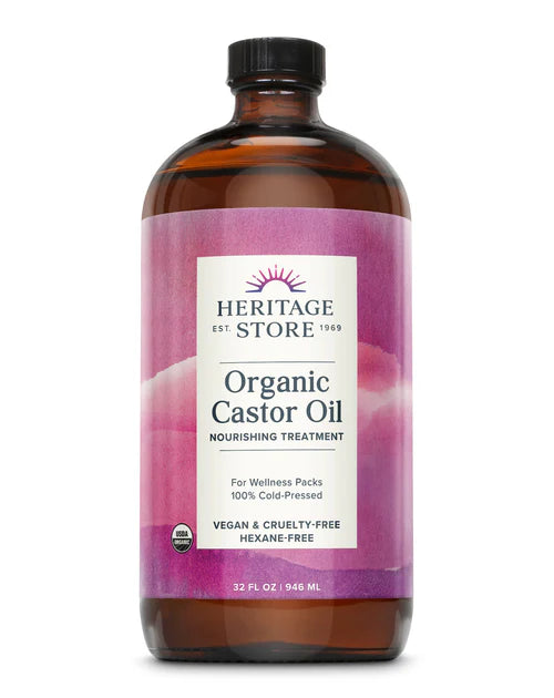 Castor Oil Glass 16 oz