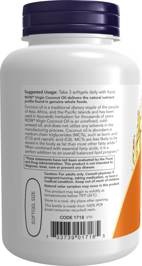 Virgin Coconut Oil 1000 mg Softgels