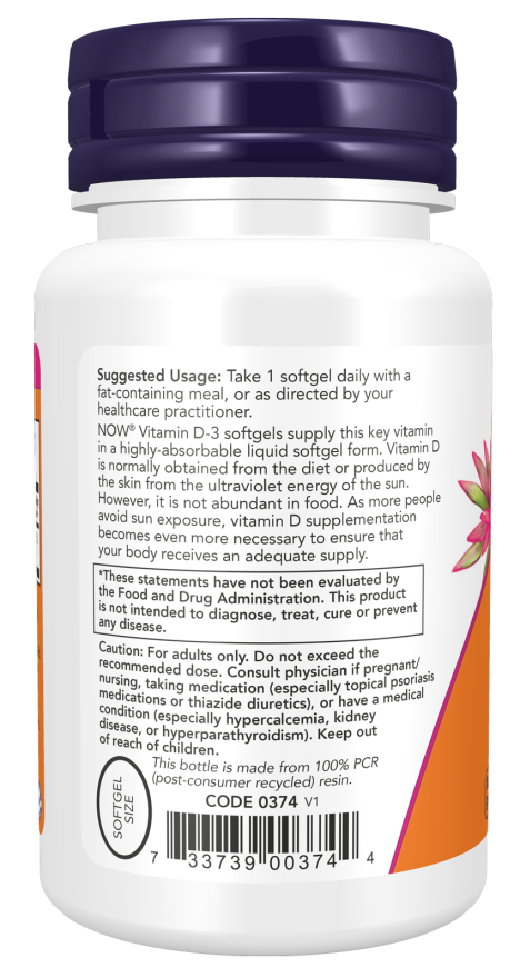 Vitamin D-3 5000 IU Softgels