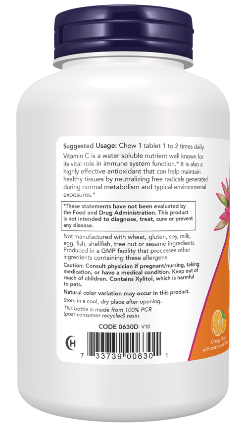 Vitamin C-500 Orange Chewable Tablets