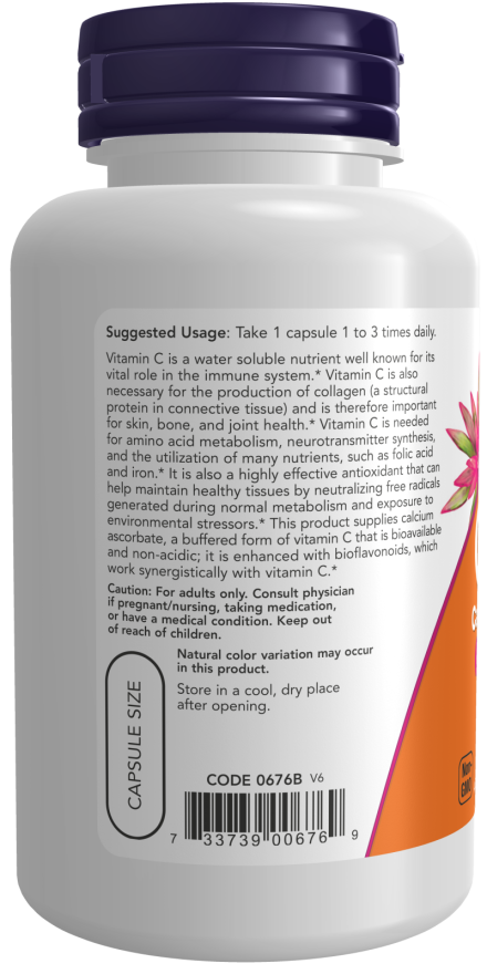 Vitamin C-500 Calcium Ascorbate-C Veg Capsules