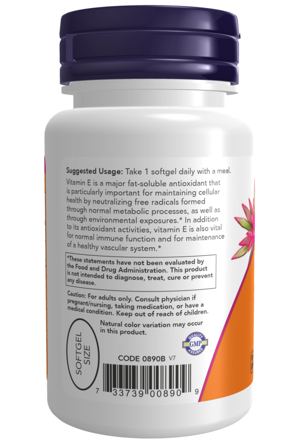 Vitamin E-400 With Mixed Tocopherols Softgels