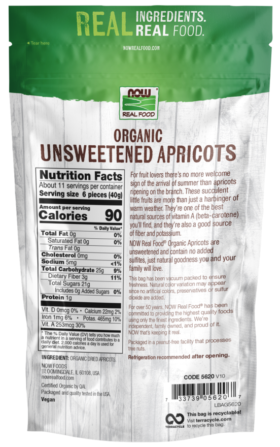 Apricots Organic Unsw. 16 oz