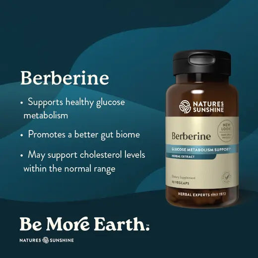 Berberine - Herbal Dietary Supplement for Metabolism (90 caps)