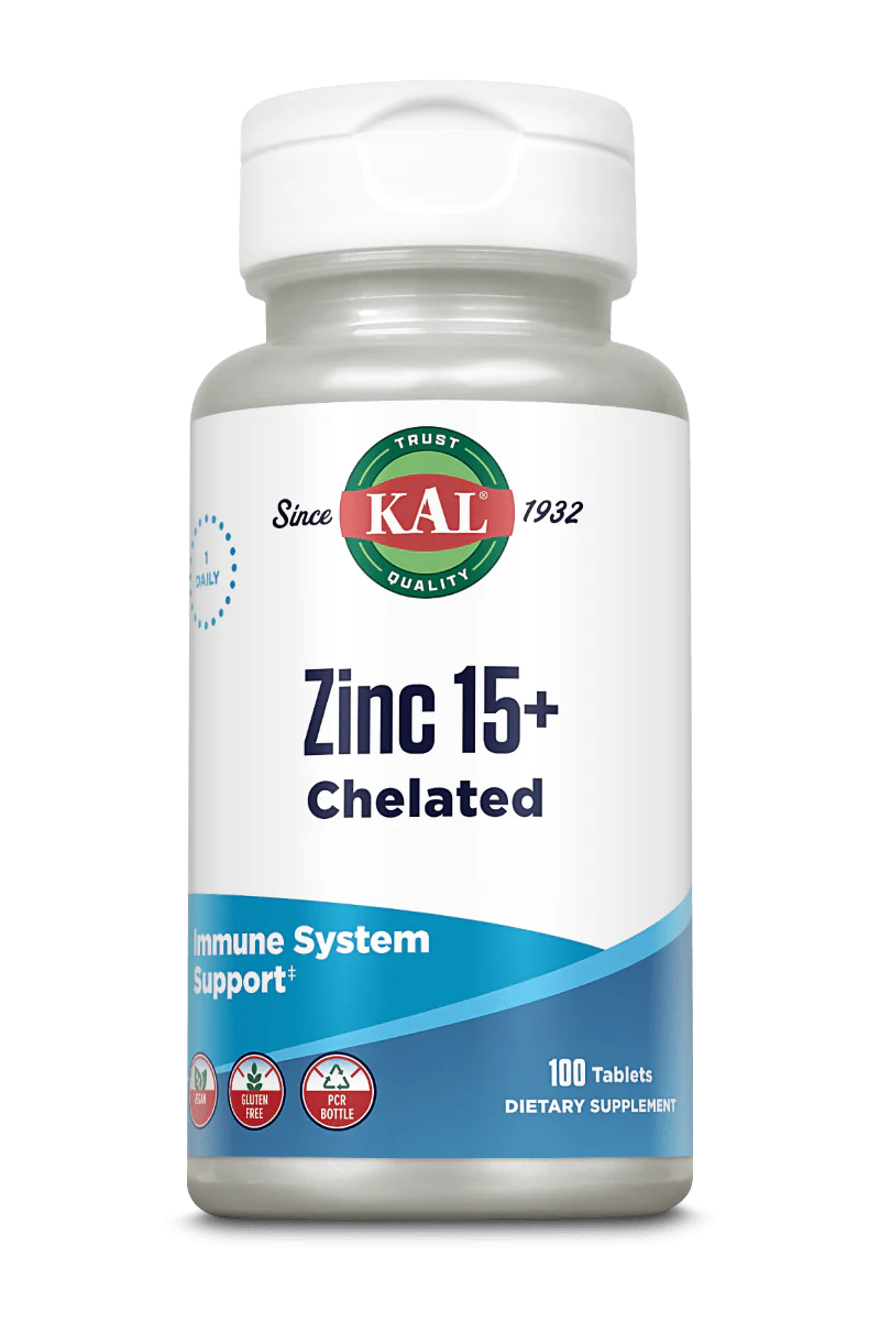 Zinc 15+ Chelated Tablets (100)