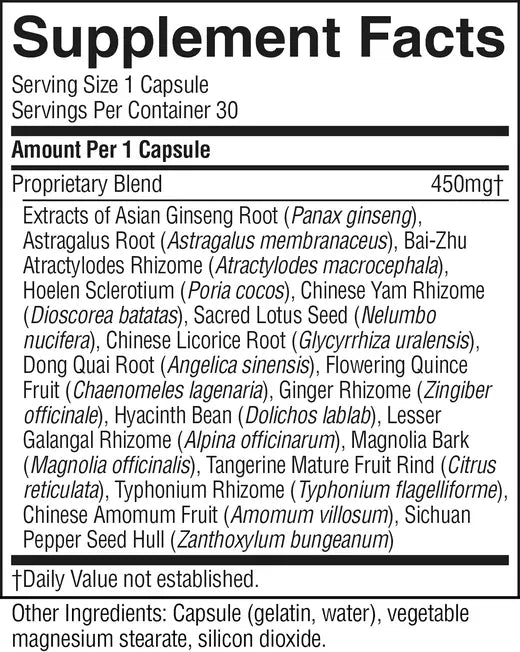 Spleen Activator TCM Concentrate (30 caps)