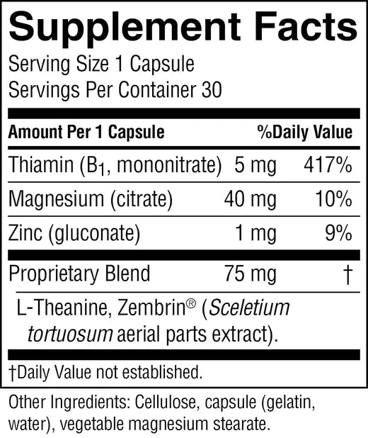 Anxiousless - Stress Relief Dietary Supplement (30 caps)