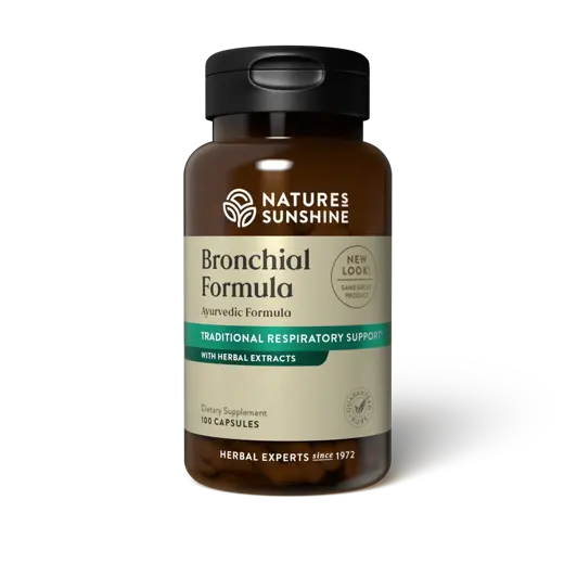 Respiratory System Supplement Bronchial Formula Herbal Capsules (100 caps)