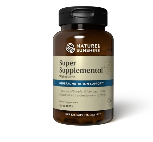 Super Supplemental Vit. & Min. w/o Iron (120 tabs)