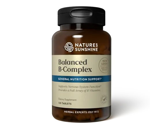 Vitamin B Complex, Balanced (120 tabs)