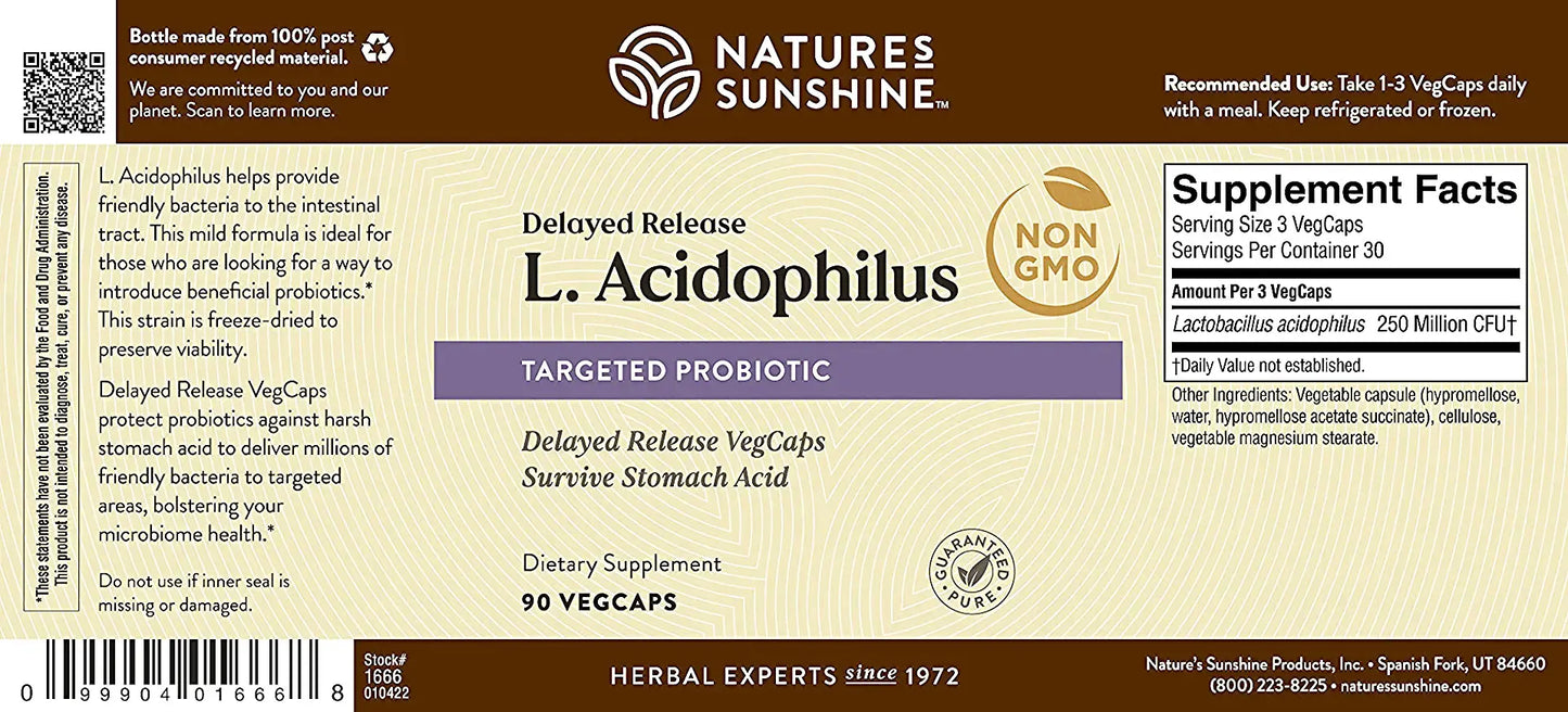 Probiotic Acidophilus (90 caps)