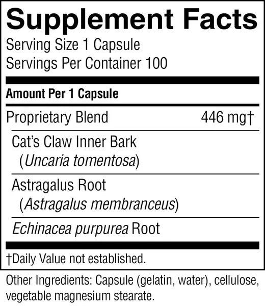 Uña de Gato (Cat’s Claw) (100 caps)
