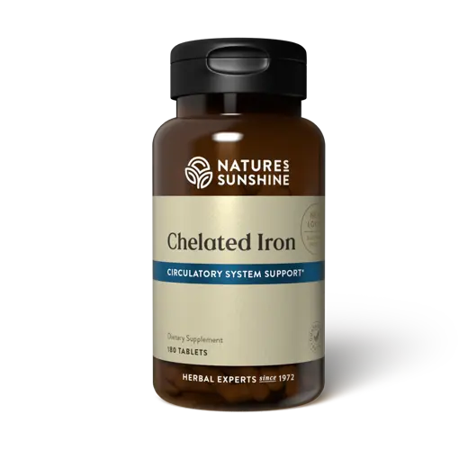 Iron, Chelated (180 tabs)