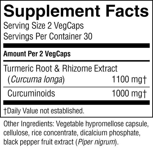 Turmeric Curcumin (60 caps)