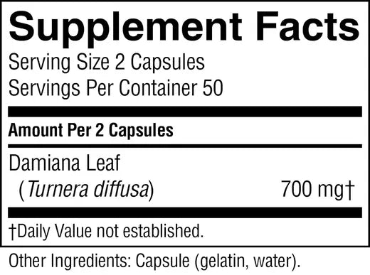 Damiana (100 caps)