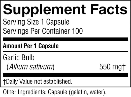 Garlic (100 caps)