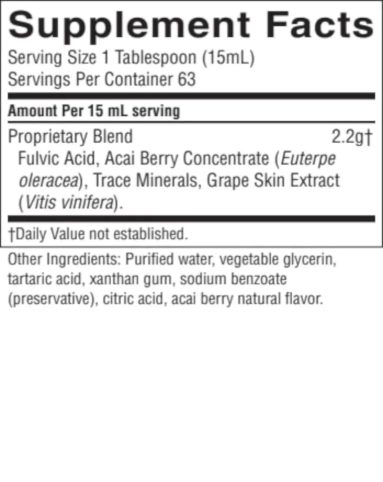 Ionic Minerals w/Acai (32 fl. oz.)