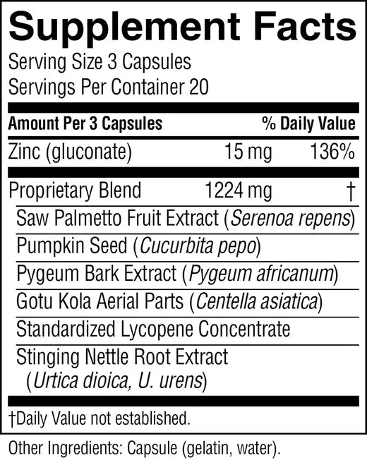 Men’s Formula w/Lycopene (60 caps)