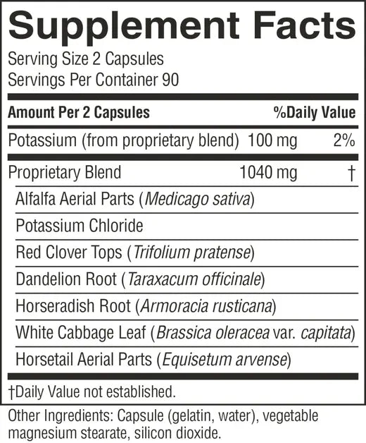 Potassium, Combination (180 caps)