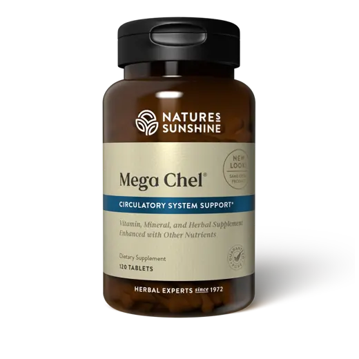 Mega-Chel Dietary Supplement for Circulatory System Support (120 tabs)