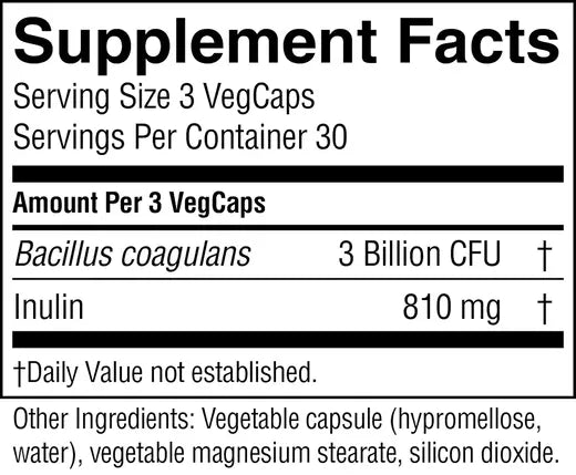Bacillus Coagulans, NutriBiome (90 caps)
