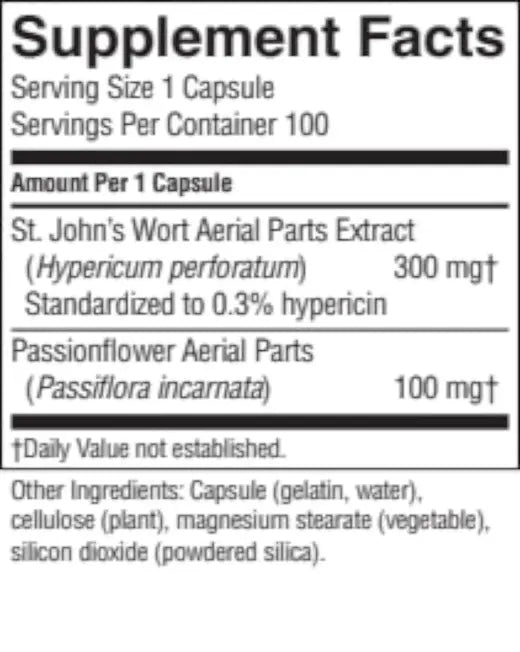 St. John's Wort Concentrated Dietary Supplement (100 Caps)