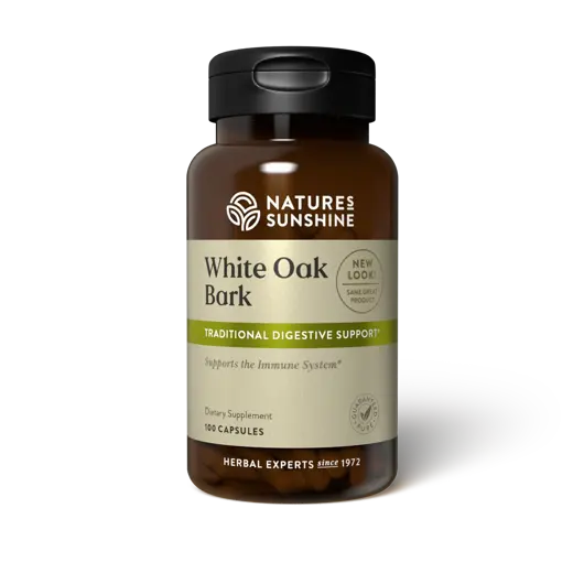 White Oak Bark (100 caps)