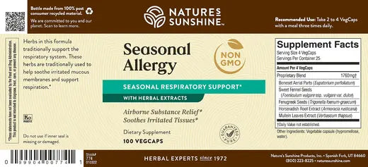 Seasonal Allergy (100 caps)