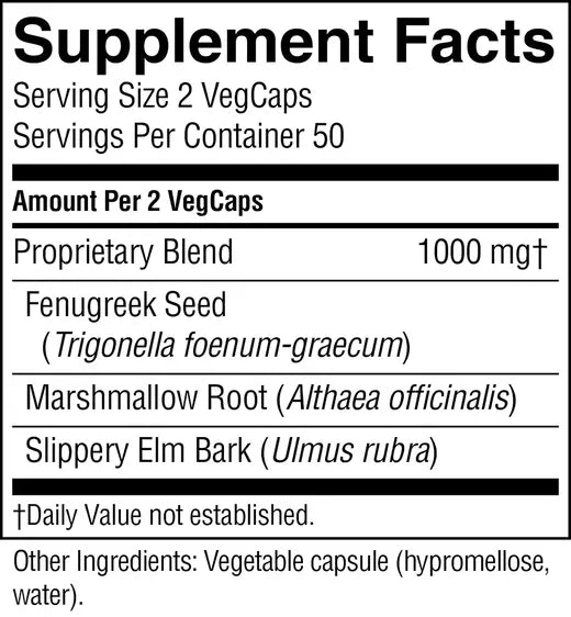 Marshmallow & Fenugreek (100 caps)