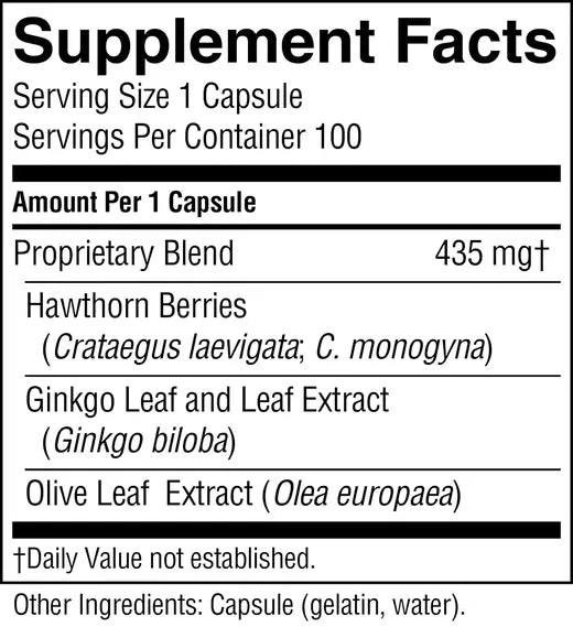 Ginkgo & Hawthorn Combo. (100 caps)